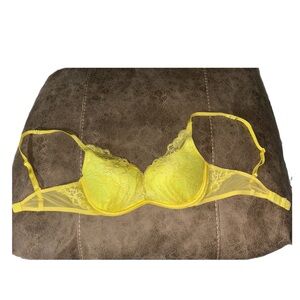 Victoria secret Yellow Lace Bra